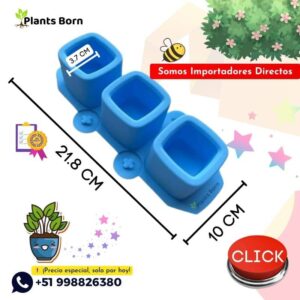 Moldes de Silicona para hacer mini Macetas - Imagen 6