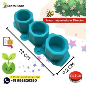 Moldes de Silicona para hacer mini Macetas - Imagen 5